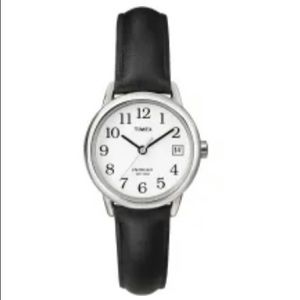 TIMEX Easy Read Watch with Date Window & Black Strap